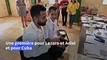 Célébration de l'un des premiers mariages homosexuels à Cuba