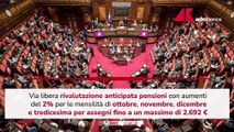 Pensioni, gli aumenti previsti a partire da ottobre