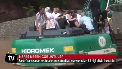 Kurtarma operasyonundan nefes kesen görüntüler