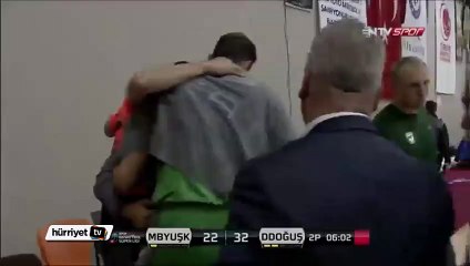 Muratbey Uşak - Darüşşafaka maçında şaşırtan olay