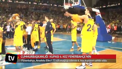Dev kupa 6. kez Fenerbahçe'nin