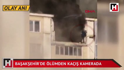 Başakşehir'de ölümden kaçış kamerada