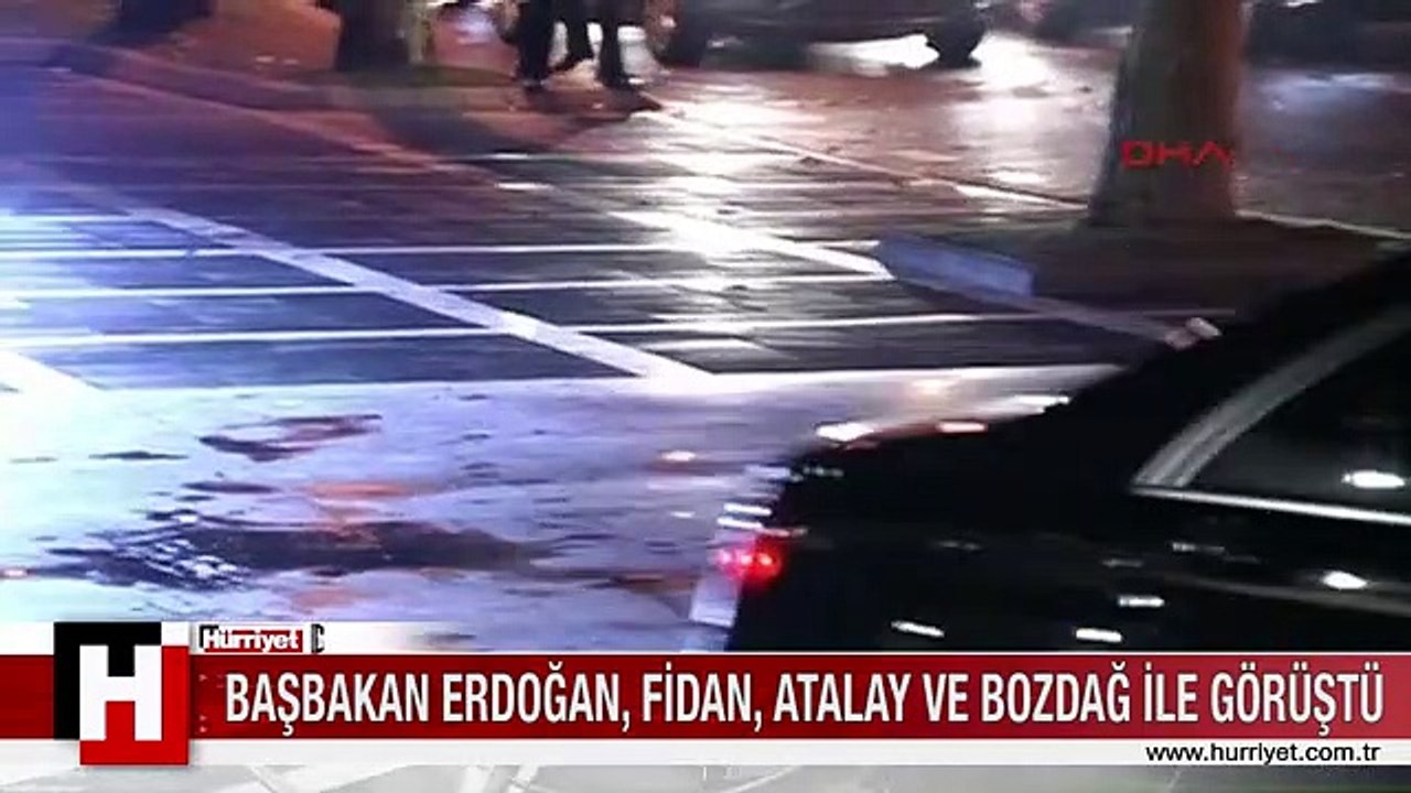 BAŞBAKAN ERDOĞAN, FİDAN, ATALAY VE BOZDAĞ İLE GÖRÜŞTÜ