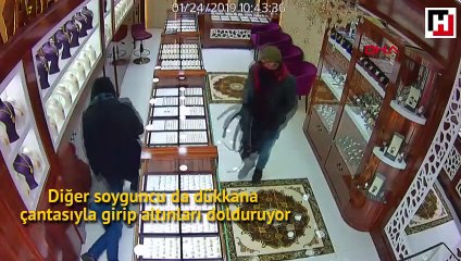 Kuyumcudan hırsızlara kurşun yağmuru