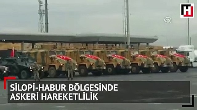 Silopi-Habur bölgesinde askeri hareketlilik
