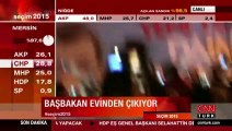 Başbakan Davutoğlu otobüsten seslendi