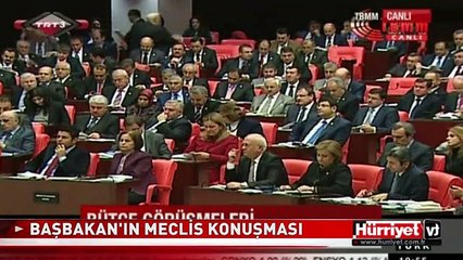 BAŞBAKAN ERDOĞAN BÜTÇE GÖRÜŞMELERİNDE KONUŞTU