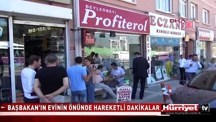 BAŞBAKAN'IN EVİNİN ÖNÜNDE ESRARENGİZ OLAY