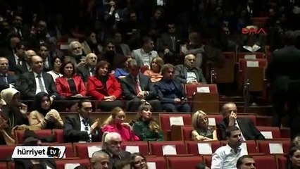 Davutoğlu, Nazım Hikmet'in dizelerini okudu