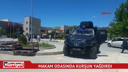 Başhekime makam odasında silahlı saldırı