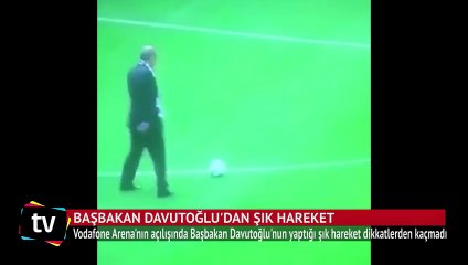 Başbakan Ahmet Davutoğlu'ndan şık hareket