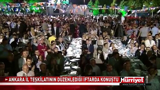 BAŞBAKAN ERDOĞAN AK PARTİ ANKARA İL TEŞKİLATININ DÜZENLEDİĞİ İFTARDA KONUŞTU