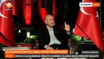 Süleyman Soylu'nun üzerine Türk bayrağı düştü
