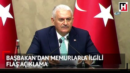 Başbakan'dan memurlarla ilgili flaş açıklama