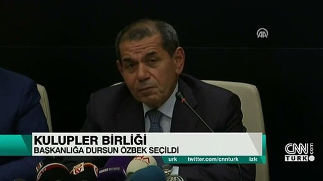 Kulüpler Birliği Başkanı Dursun Özbek oldu