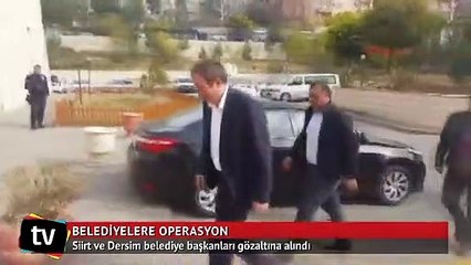 İki ilde operasyon, belediye başkanları gözaltında