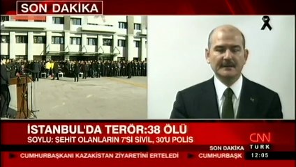 Süleyman Soylu: şehit sayısı 38'e yükseldi