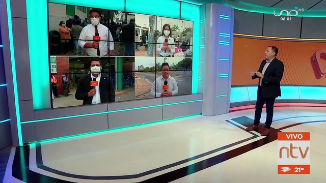 Preocupante la situación de salud que se vive día a día en los hospitales de Santa Cruz. Largas filas de pacientes aguardan una noche antes por atención médica.