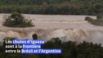Fortes pluies: les chutes d'Iguazu enregistrent un débit dix fois supérieur à la normale