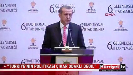 BAŞBAKAN ERDOĞAN BÜYÜKELÇİLER İFTARINDA KONUŞTU