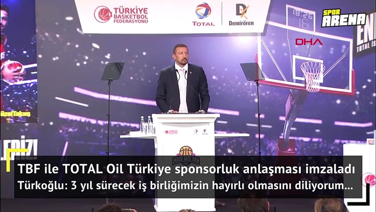 TBF ile TOTAL Oil Türkiye arasında ana sponsorluk anlaşması imzalandı
