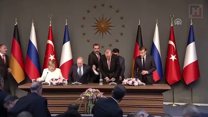 Suriye Zirvesi sonrası ortak basın toplantısı