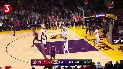 NBA'de gecenin en güzel hareketi LeBron James'ten!