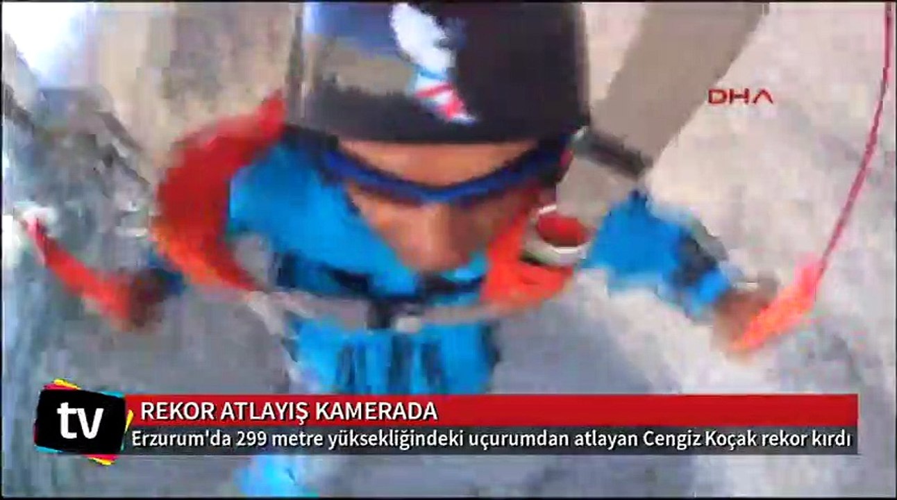 Rekor atlayış kamerada