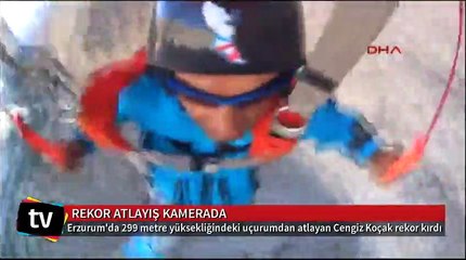 Rekor atlayış kamerada