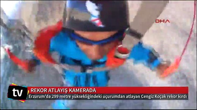 Rekor atlayış kamerada