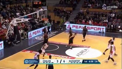 Elan Chalon 85-60 Gaziantep Basketbol (ÖZET)