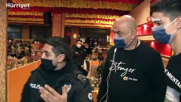 Esenyurt’ta polisten kaçak doğum günü partisine şok baskın