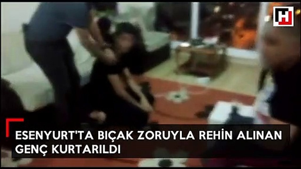 Gündüz vakti evinden bıçak zoruyla kaçırılan genç kurtarıldı