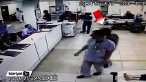 Hastaneye silahlı baskın güvenlik kamerasında
