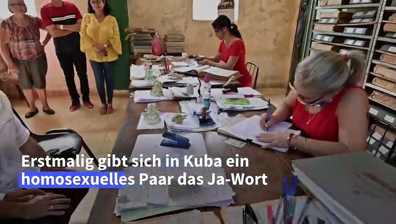 Erstmals homosexuelles Paar in Kuba getraut