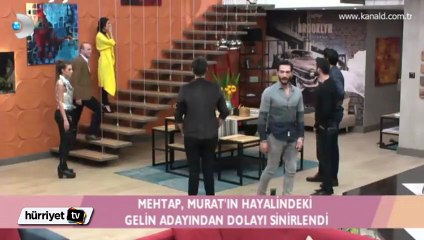 Mehtap, çıldırdı! Önce terlik fırlattı sonra evi bastı