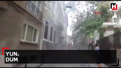 Yunanistan'ın İstanbul Başkonsolosluğu'nda dumanlar yükseliyor