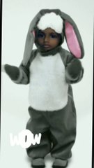 dancing with a cute bunny