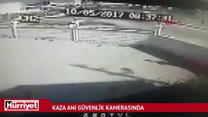 Başsavcının öldüğü kaza güvenlik kamerasında