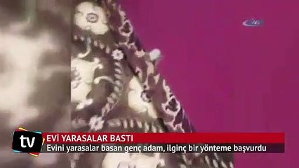 Evi yarasalar bastı