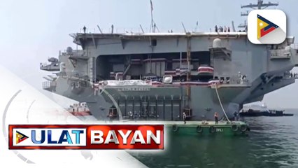USS Ronald Reagan, nasa Pilipinas para sa ilang araw na port visit
