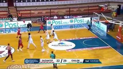 Gaziantep Basketbol 68-73 Elan Chalon (ÖZET)