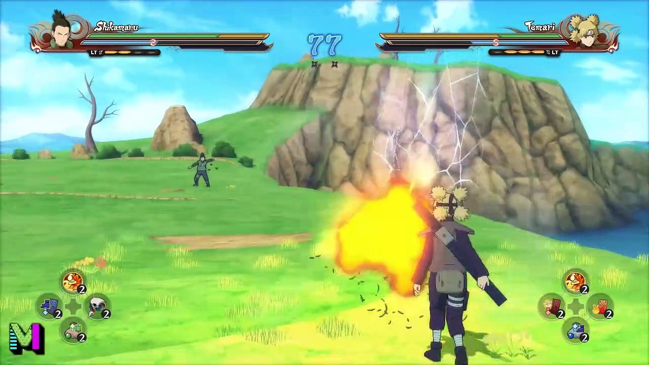 SHIKAMARU VS TEMARI  | NARUTO ULTIMATE NINJA ST...