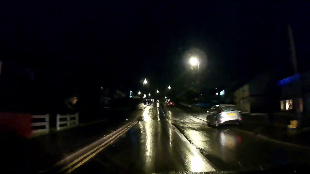 Travelling Round the Bettws in Newport Estate at Night Time