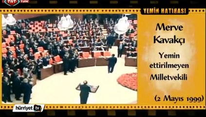 Merve Kavakçı'nın yemin töreni sırasında yaşananlar