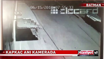 KADINA YAPILAN KAPKAÇ KAMERADA