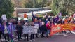 Protests against council day centre closures