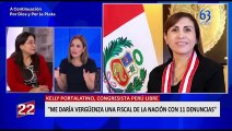 Congresista de Perú Libre, Kelly Portalatino: “Me daría vergüenza una fiscal de la Nación con 11 denuncias”