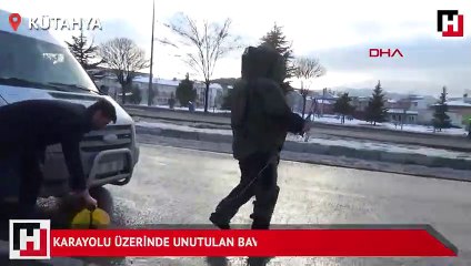 Kütahya'da yol kenarında unutulan bavul tedirginliğe neden oldu
