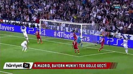 Real Madrid, Bayern Münih'i tek golle geçti